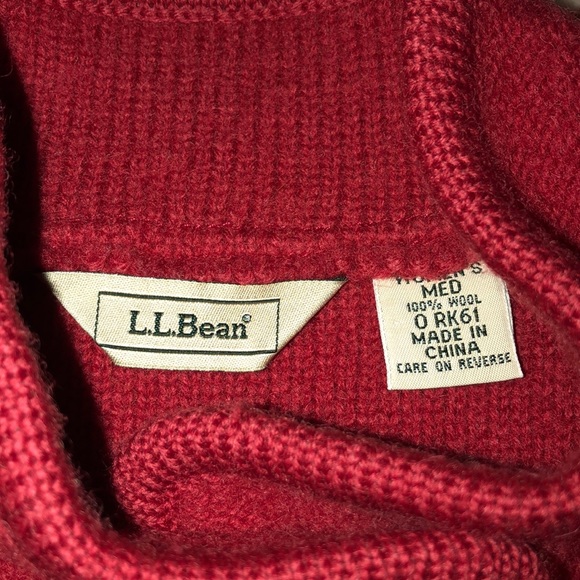 L.L. Bean Boiled Wool Jacket - Picture 3 of 4